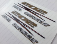 Hydra-Sports 202 Dual Console Boat Logo Decals Set of 2 x 7.5"